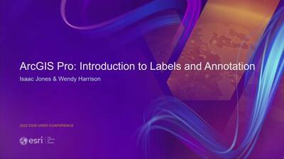 ArcGIS Pro: Introduction To Labels And Annotation - Esri Videos: GIS ...