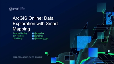 ArcGIS Online: Data Exploration with Smart Mapping - Esri Videos: GIS ...