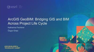 ArcGIS GeoBIM: Bridging GIS and BIM Across Project Life Cycle - Esri ...