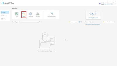 Default project templates in ArcGIS Pro - Esri Videos: GIS, Events ...