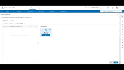 Set up custom data in Business Analyst Web App - Esri Videos: GIS ...