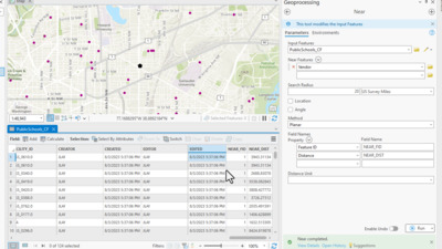 The Near Tool Generates Output Values Beyond the Search Radius in ...