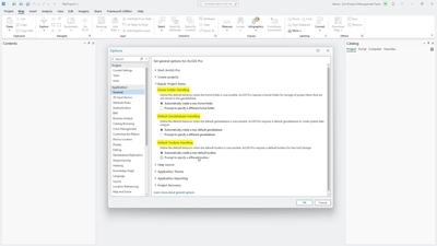 Repair Default Project Options in ArcGIS Pro - Esri Videos: GIS, Events ...
