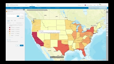 Use 2022 demographic data in Business Analyst Web App - Esri Videos ...