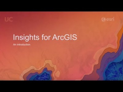 Insights For ArcGIS: An Introduction - Esri Videos: GIS, Events, ArcGIS ...