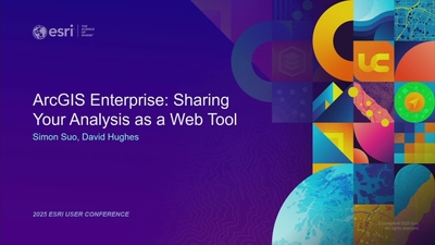 ArcGIS Enterprise: Sharing Your Analysis as a Web Tool - Esri Videos ...