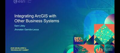 Integrating ArcGIS with Other Business Systems - Esri Videos: GIS ...