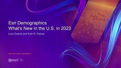 Esri Demographics: What's New in the U.S. in 2023 - Esri Videos: GIS ...