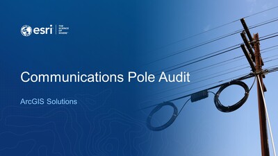 Communications Pole Audit - Esri Videos: GIS, Events, ArcGIS Products & Industries