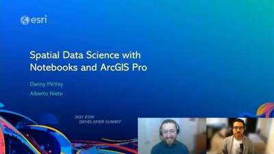 Spatial Data Science with Notebooks in ArcGIS Pro - Esri Videos: GIS ...