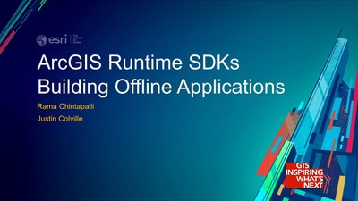 ArcGIS Runtime SDKs: Building Offline Applications - Esri Videos: GIS ...