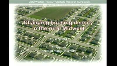 Yohan Lee, Changing Housing Density - OSU MediaSpace