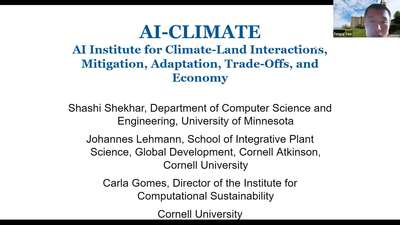 AI-CLIMATE Institute at Cornell: advancing climate-smart 