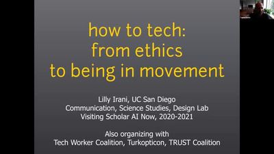 Milstein Invited Lecture - Lilly Irani - Video on Demand