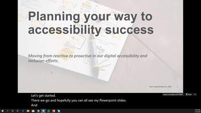 Planning your way to accessibility success webinar recording ...