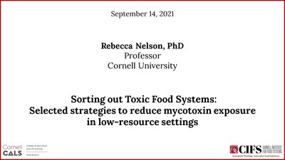 Rebecca Nelson, Ph.D. - Sorting out Toxic Food Systems: Selected ...