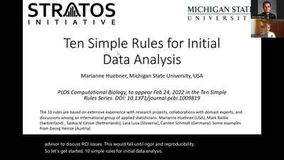 CSTAT Spring 2022 Seminar - Ten Simple Rules for Initial Data Analysis ...