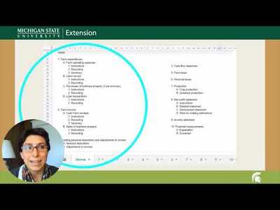 How to use the Farm Records Book - MSU MediaSpace