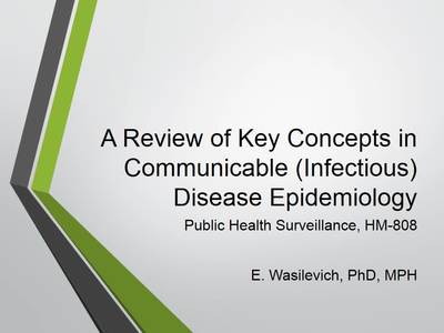 Epidemiology and Communicable Diseases