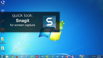 Record a Video with Snagit, Snagit