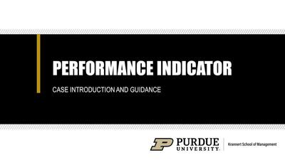 Performance Indicator Case Intro and Guidance - Luis Rios - MediaSpace