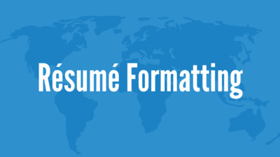 Resume Formatting - BYU-Idaho