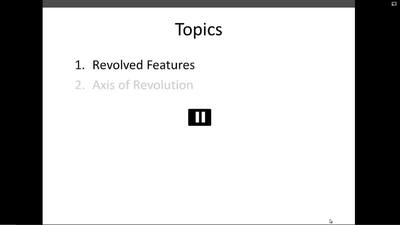 ME 172 4.2 Part A - Revolve Features, Axis of Revolution, Linear ...