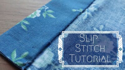 How to hand sew a hem - SLIP STITCH Tutorial - BYU-Idaho