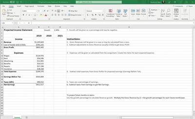 Projected Income Statements - BYU-Idaho