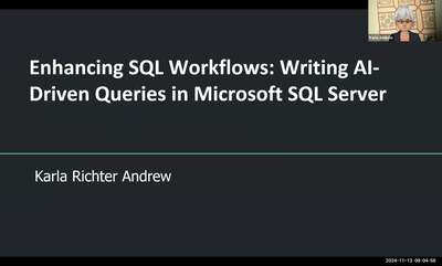 Enhancing SQL Workflows: Writing AI-Driven Queries in Microsoft SQL ...