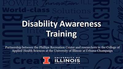 Disability Awareness Training Course Overview - Illinois Media Space