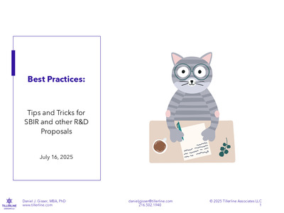 SBIR/STTR Webinar: Best Practices - Tips and Tricks for SBIR and Other ...