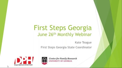 First Steps Monthly Webinar_ Continuous Quality Improvement, Results ...