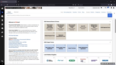 UGAmart: Introduction to the UGAmart User Profile - University of ...