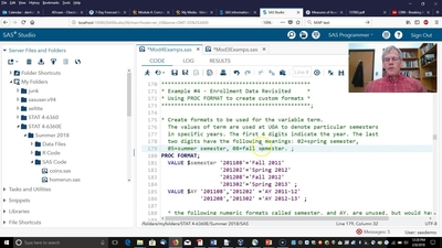 PROC FORMAT and User-Defined Formats - University of Georgia Online ...