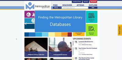 Find Metropolitan Library Databases - UCO On Demand