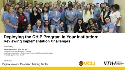 Deploying a Champions of Healthcare Infection Prevention (CHIP) Program ...