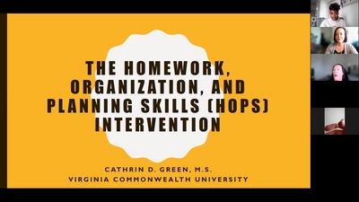 Homework, Organization, and Planning Skills (HOPS) Intervention for ...