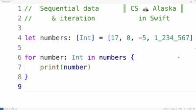 Type annotation in for loops - University of Alaska Fairbanks