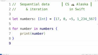 Sequential data and iteration - University of Alaska Fairbanks