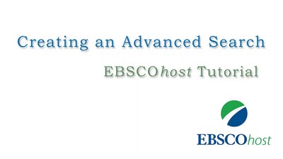 Ebscohost Advanced Searching Tutorial Mymedia Waubonsee Community