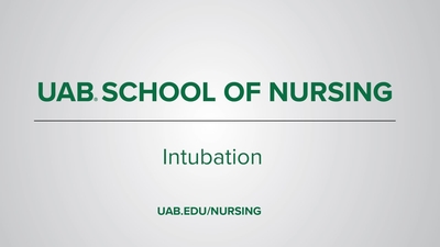 Intubation - The University of Alabama at Birmingham
