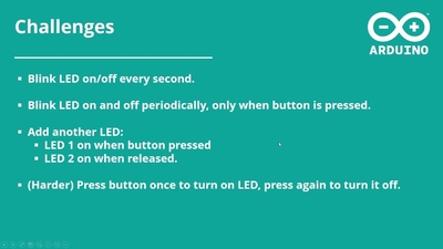 Arduino Coding Basics | digitalRead() and Buttons | Challenges - Media ...