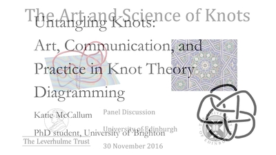 The Art and Science of Knots: 4. Katie McCallum - Media Hopper Create