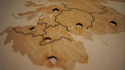 An interactive laser cut map of accused witches in Scotland - Media ...