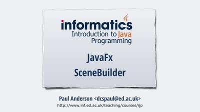 JavaFX 1 - Scene Builder - Media Hopper Create