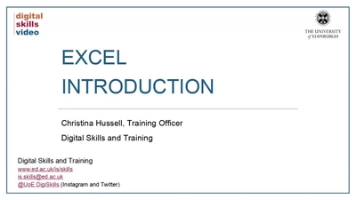 Excel Introduction - Media Hopper Create