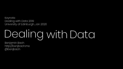 Keynote: Data Visualization for Exploration and Presentation - Media ...