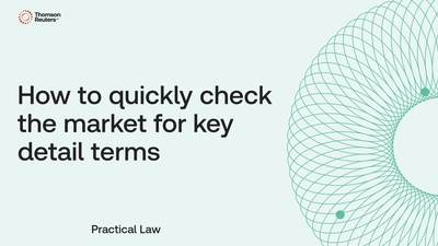 How to quickly check the market for key deal terms - Product Training ...