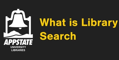Library Search - Appalachian State University